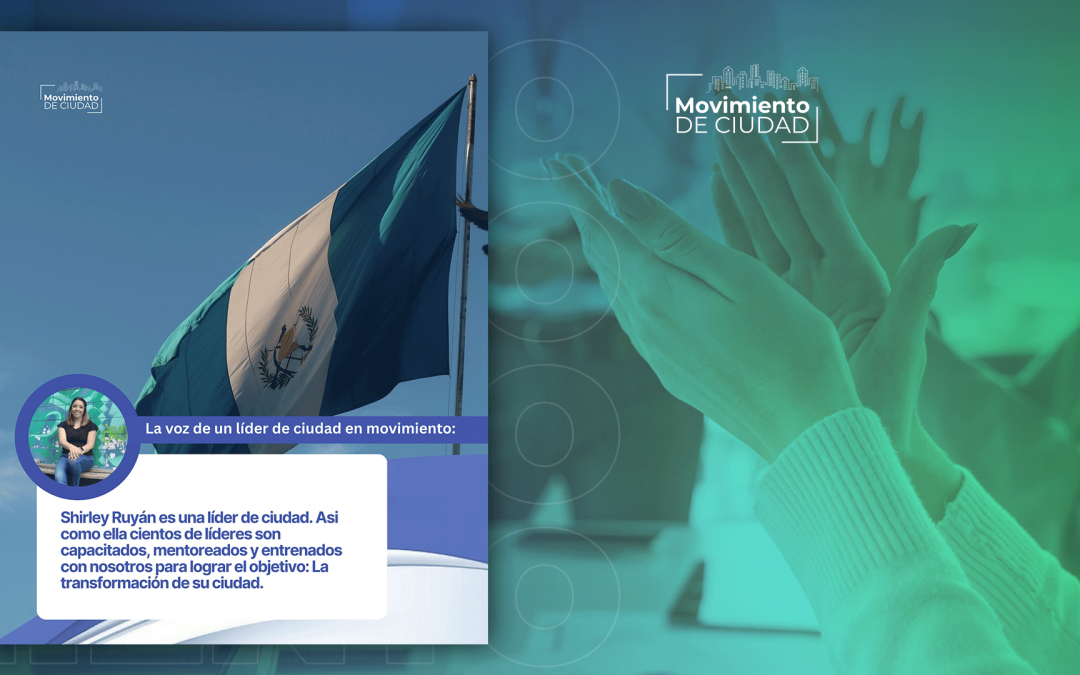 La voz de un líder de ciudad en movimiento.